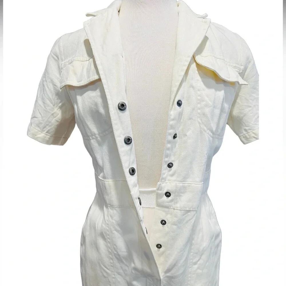 BDG Lizzy Coverall Jumpsuit Ivory Size M - Picture 13 of 14